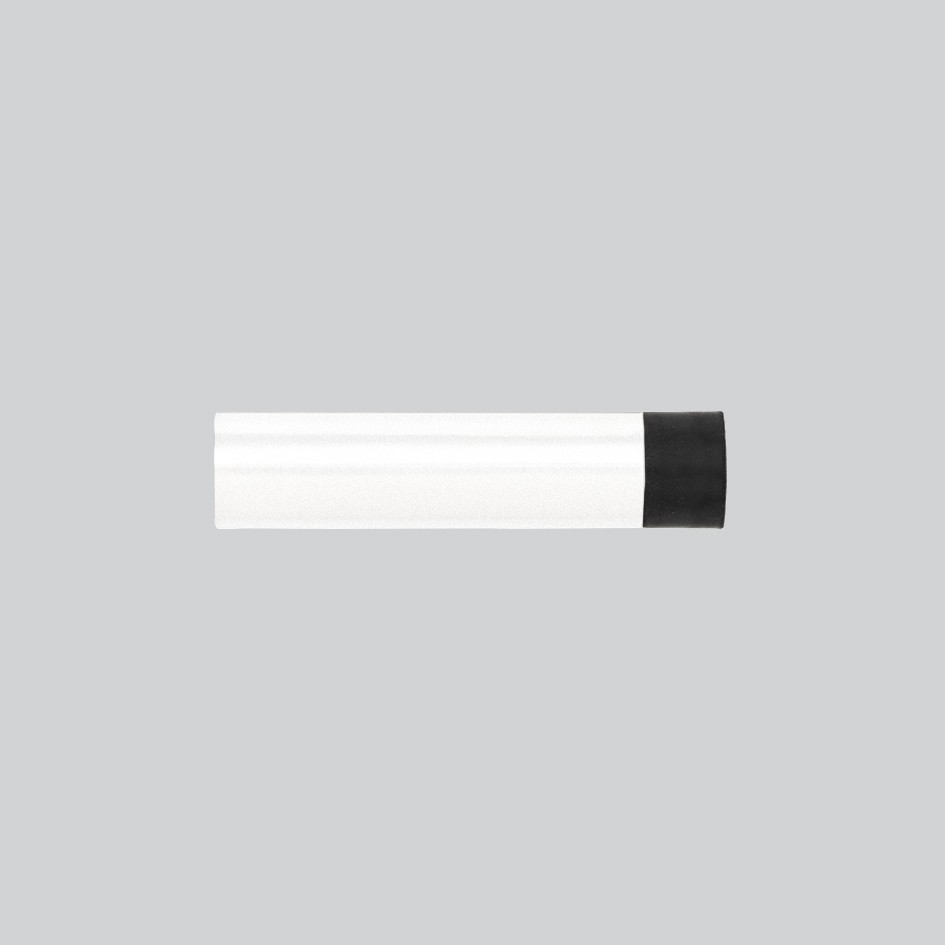 70mm Projection Wall or Skirting Mounted Door Stop – Antimicrobial Eco-Friendly Matt White