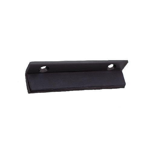 Heavy Duty Rubber Buffered Door Stop for Glass or Timber Doors – Antimicrobial Eco-Friendly Matt Black