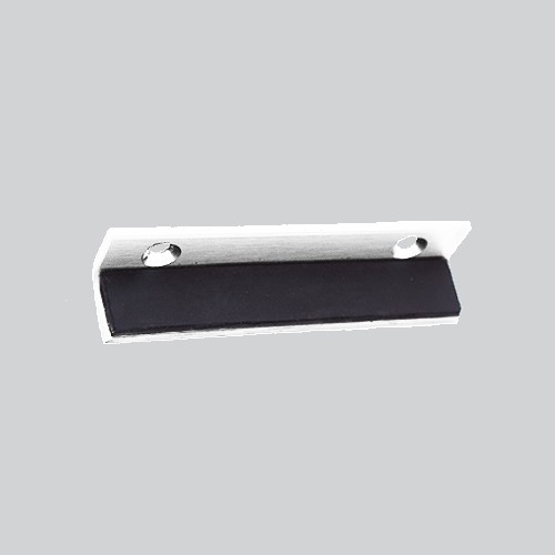 Heavy Duty Rubber Buffered Door Stop for Glass or Timber Doors – Antimicrobial Eco-Friendly Matt White