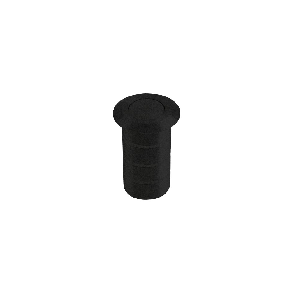 Dust Excluding Socket for Flush Bolts – Concrete – Antimicrobial Eco-Friendly Matt Black