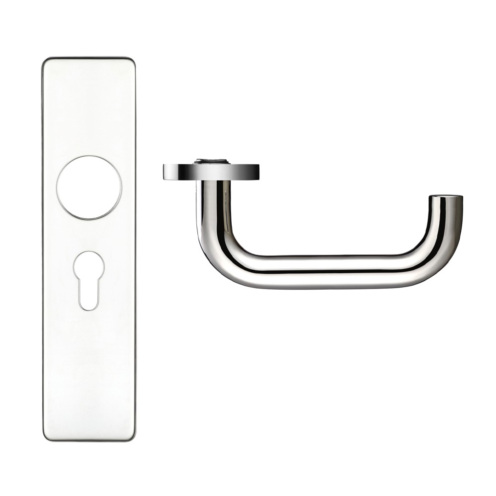 Euro Profile Lever Lock Furniture – Polished Stainless Steel 