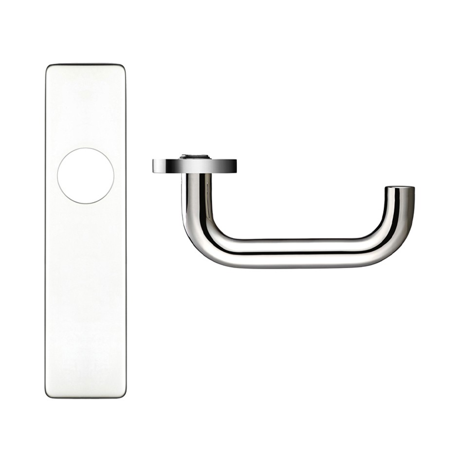 Traditional Lever Latch Furniture – Polished Stainless Steel 