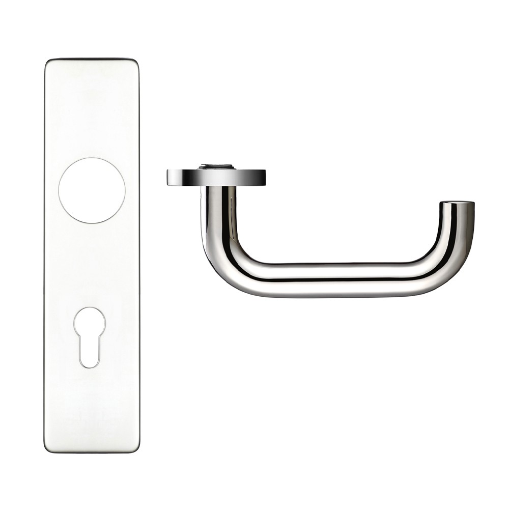Euro Profile Lever Lock Furniture for DIN Lock Cases – Polished Stainless Steel 