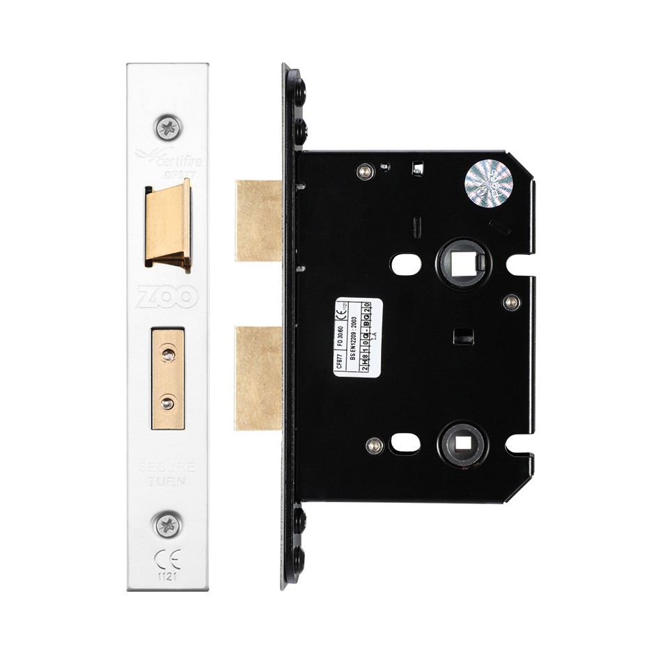 Heavy Duty Bathroom Lock Case – Polished Stainless Steel 