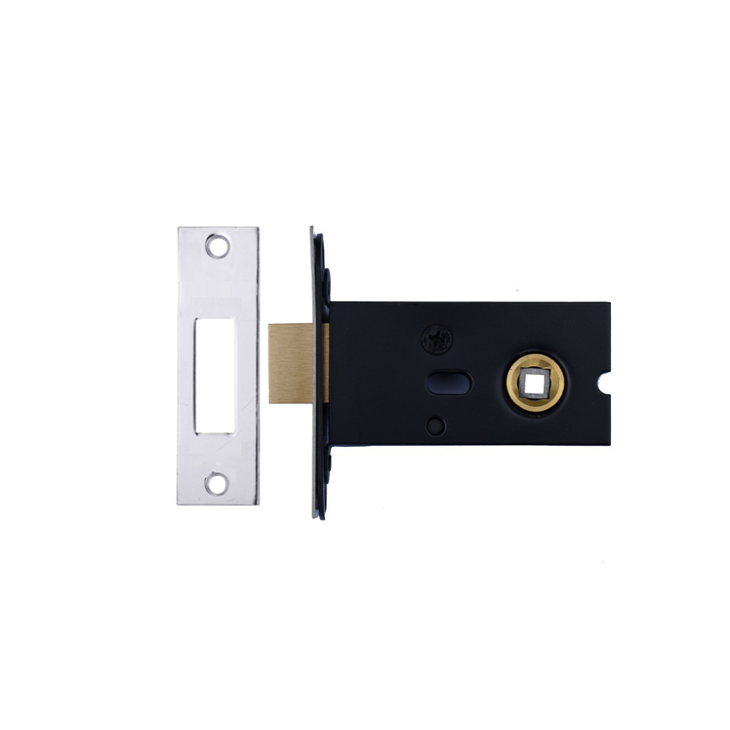 Cubicle Bathroom Deadbolt – Polished Stainless Steel 