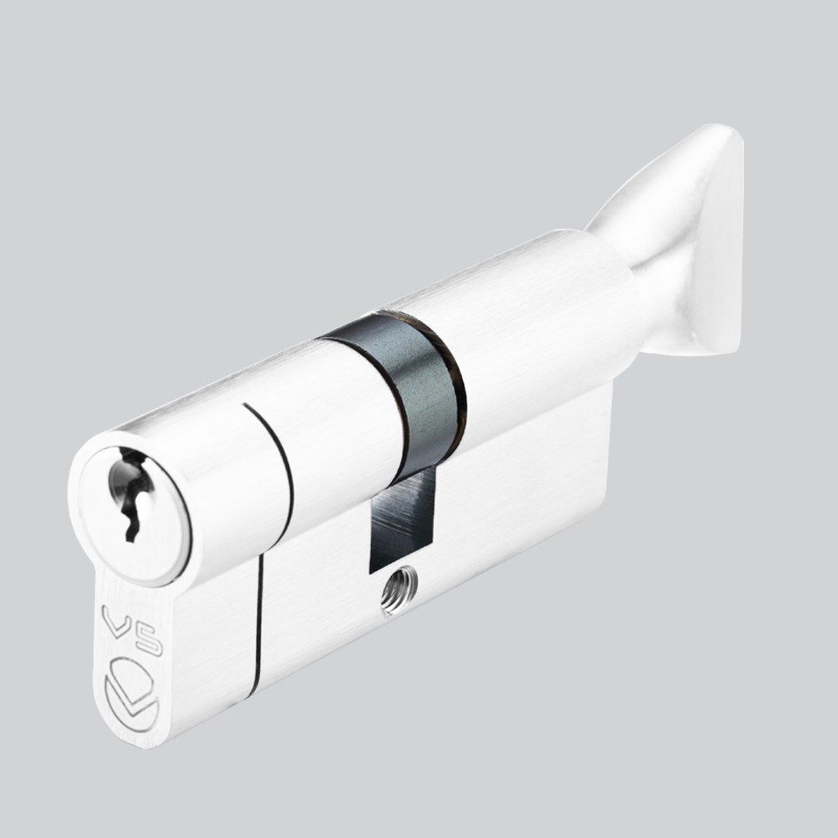 Euro Profile Key & Thumb Turn Cylinders (K&T) – Keyed Alike – Antimicrobial Eco-Friendly Matt White