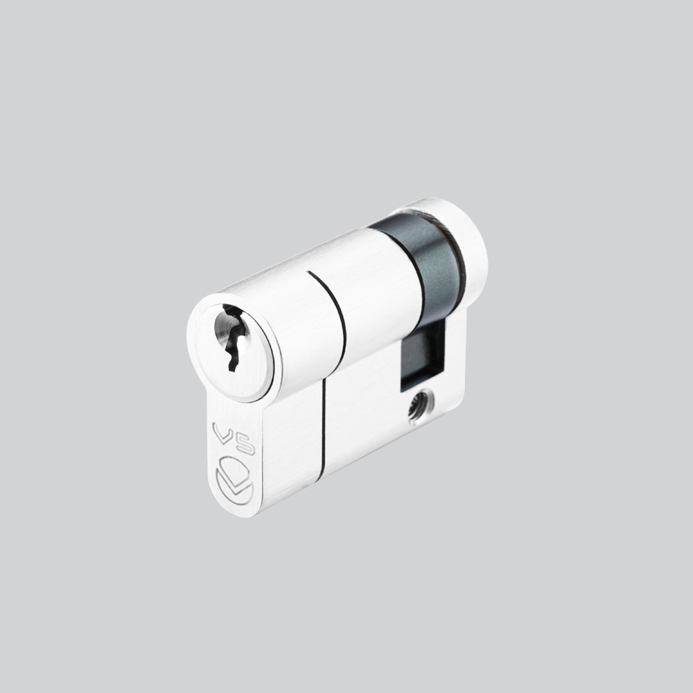 Euro Profile Single Cylinders (K) – Keyed Alike – Antimicrobial Eco-Friendly Matt White