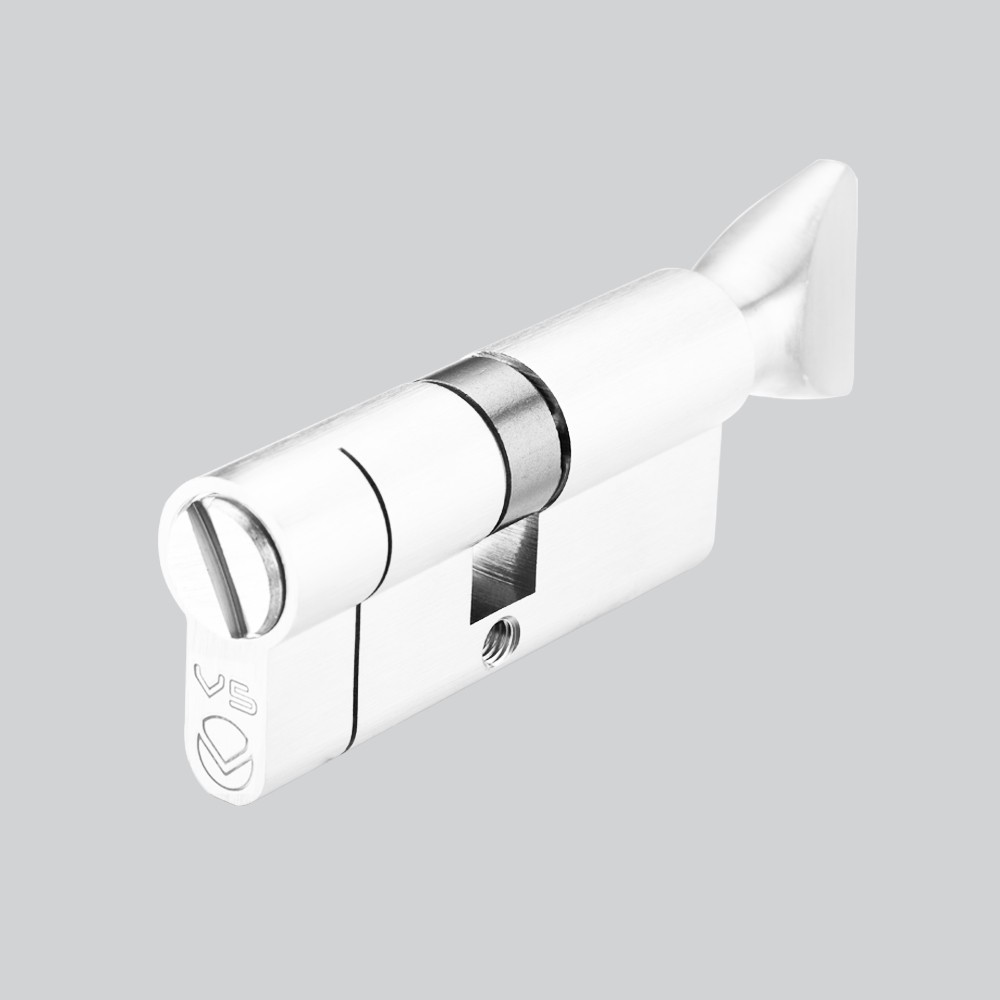 Euro Profile Bathroom Turn & Coin Release (BT) – Antimicrobial Eco-Friendly Matt White