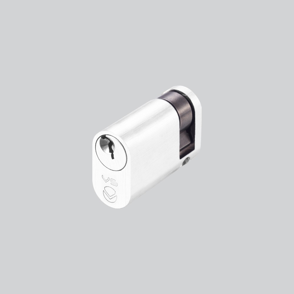 Oval Profile Single Cylinders (K) – Master Keyed – Antimicrobial Eco-Friendly Matt White
