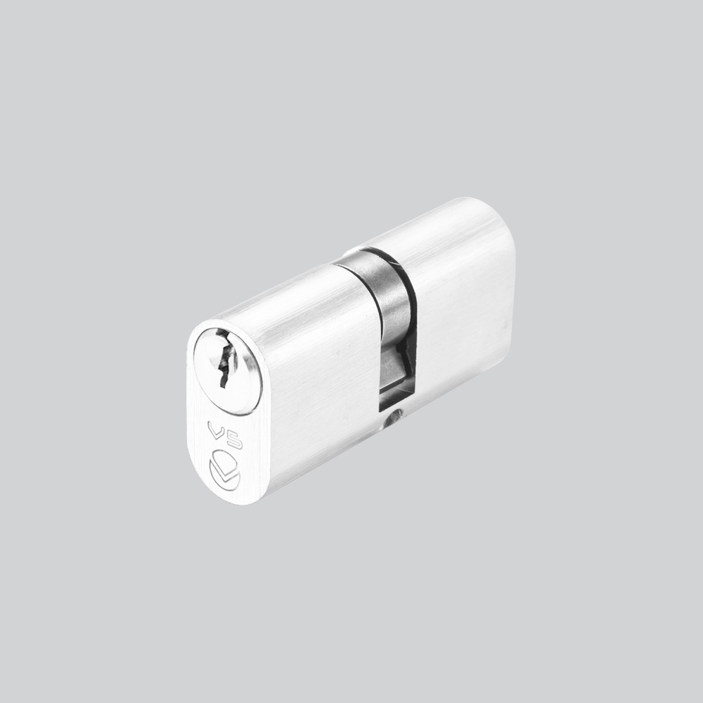 Oval Profile Double Cylinders (K&K) – Keyed Alike – Antimicrobial Eco-Friendly Matt White