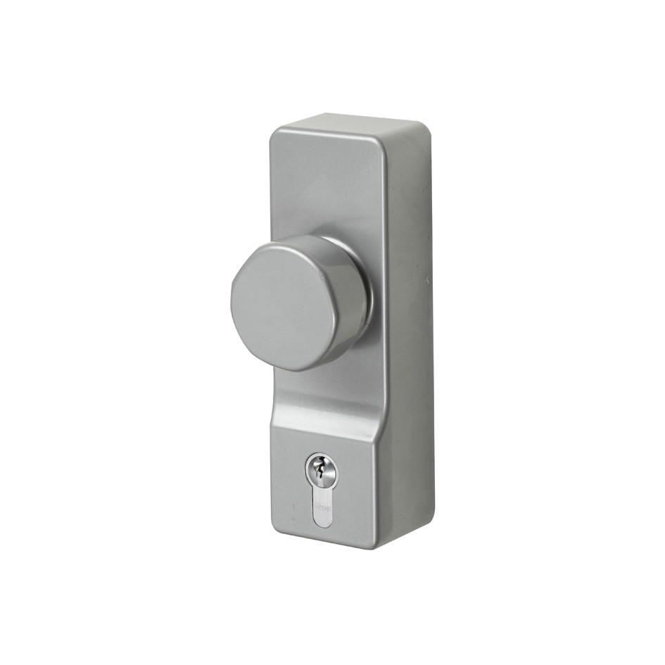 Heavy Duty Knob Operated Outside Access Device – Silver