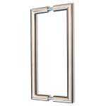 150mm c/c x 19mm Ø - Self-Sanitising Antimicrobial Satin Stainless Steel