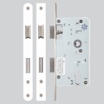 Heavy Duty Architectural DIN Euro Sash Lock Case (DDA) – Antimicrobial Eco-Friendly Matt White