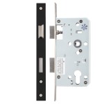 Heavy Duty Architectural DIN Euro Sash Lock Case (DDA) – Antimicrobial Eco-Friendly Matt Black