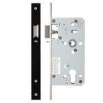 Heavy Duty Architectural DIN Euro Night Latch Case (DDA) – Antimicrobial Eco-Friendly Matt Black