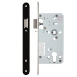 Heavy Duty Architectural DIN Euro Night Latch Case (DDA) – Antimicrobial Eco-Friendly Matt Black