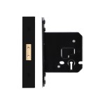 Medium Duty Three Lever Deadlock – Antimicrobial Eco-Friendly Matt Black