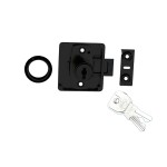 Universal cylinder cupboard lock to differ - Matt Black