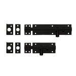 Barrel Door Bolts – Antimicrobial Eco-Friendly Matt Black