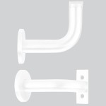 150 x 41mm door bolt – Eco 3 Self-Sanitising Antimicrobial Matt White