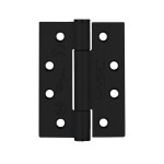Extremely Heavy Duty Grade 14 Concealed Knuckle Hinges 102mm x 76mm x 3mm – Square corners – Matt Black