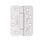 Extremely Heavy Duty Grade 14 Concealed Knuckle Hinges 102mm x 76mm x 3mm – Anti–ligature – Satin Stainless Steel