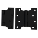 EnduroMax Heavy Duty Parliament Hinges – Various sizes – Matt Black
