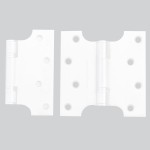 EnduroMax Heavy Duty Parliament Hinges – Various sizes – Matt White