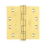 Anti-tarnish Brass Heavy Duty Projection Ball Bearing Hinges 102mm x 102mm x 3mm