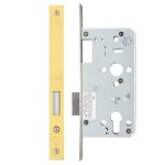 Heavy Duty Architectural DIN Euro Deadlock Case (DDA) – PVD Anti-tarnish Brass 