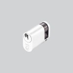 Oval Profile Single Cylinders (K) – Master Keyed – Antimicrobial Eco-Friendly Matt White