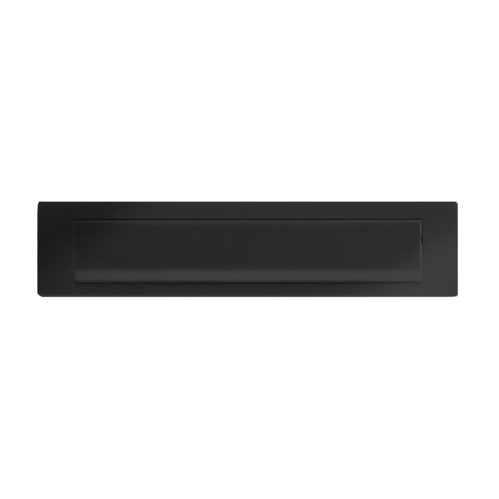 Letterplate – 340 x 75mm – Antimicrobial Eco-Friendly Matt Black
