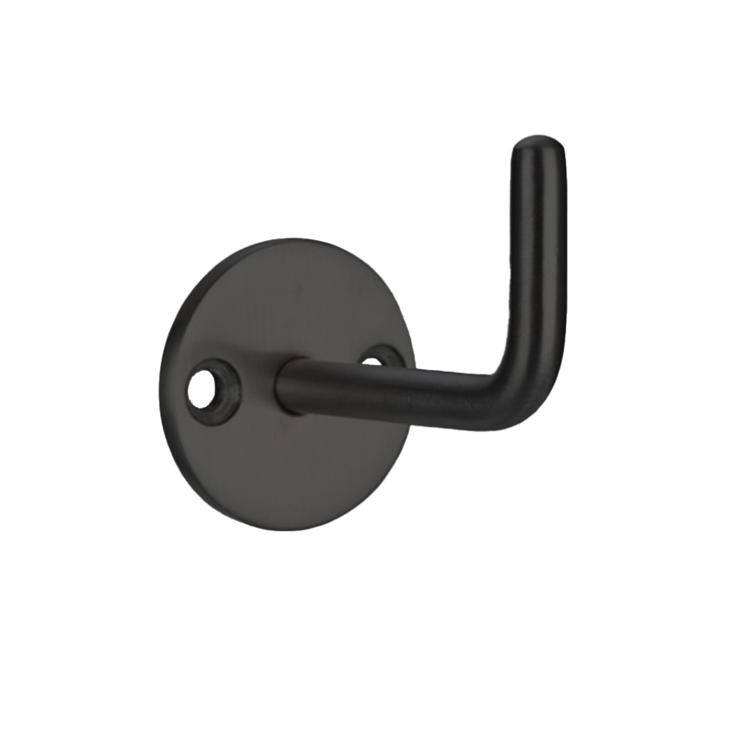 Circular Single Robe Hook – Antimicrobial Eco-Friendly Matt Black