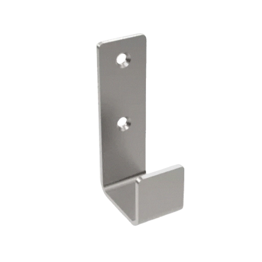 Strip Pattern Coat Hook – Antimicrobial Satin Stainless Steel