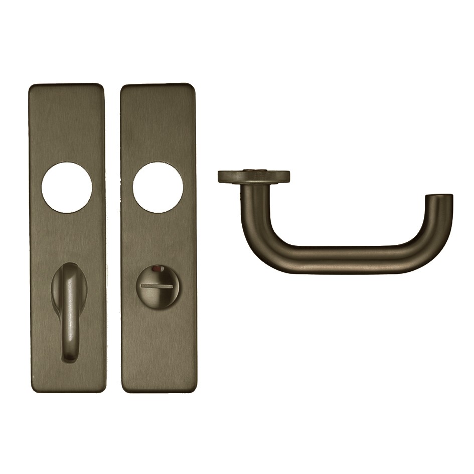 Bathroom Lever Furniture with Emergency External Release – Adonic Matt Bronze
