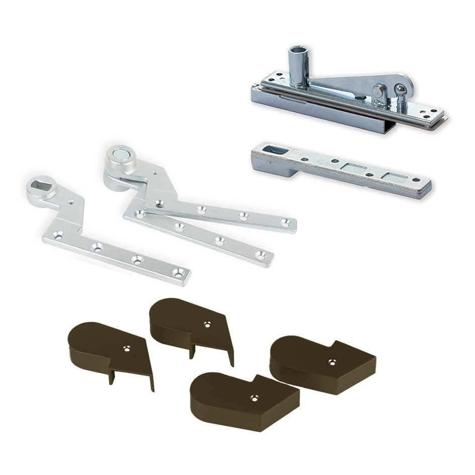 Double and Single Action Accessory Strap Sets for Floor Springs & Floor Mounted Pivots – Adonic Matt Bronze