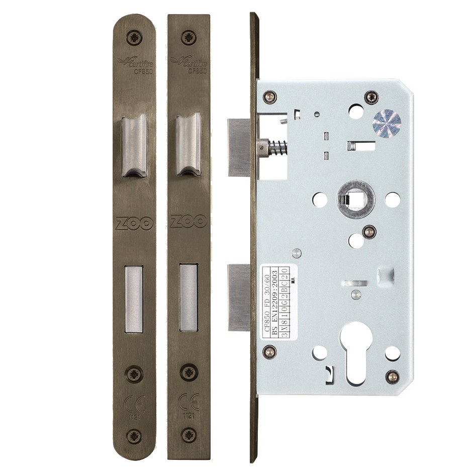 Heavy Duty Architectural DIN Euro Sash Lock Case (DDA) – Adonic Matt Bronze