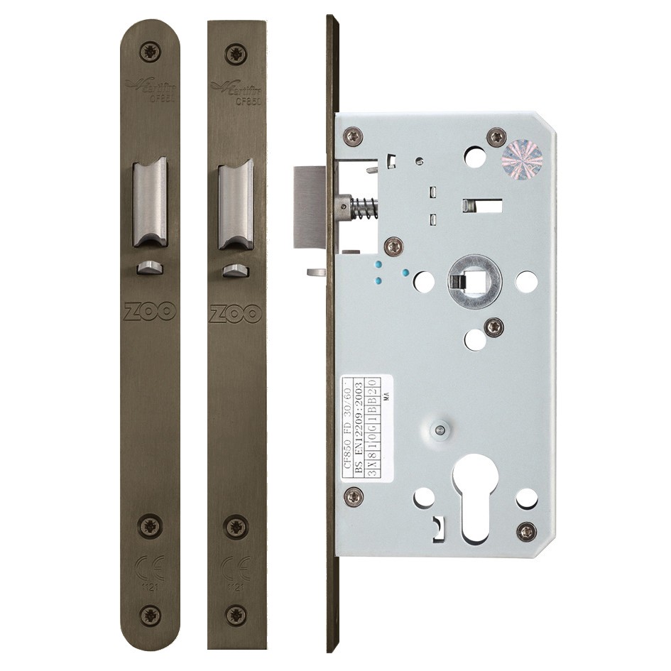 Heavy Duty Architectural DIN Euro Night Latch Case (DDA) – Adonic Matt Bronze