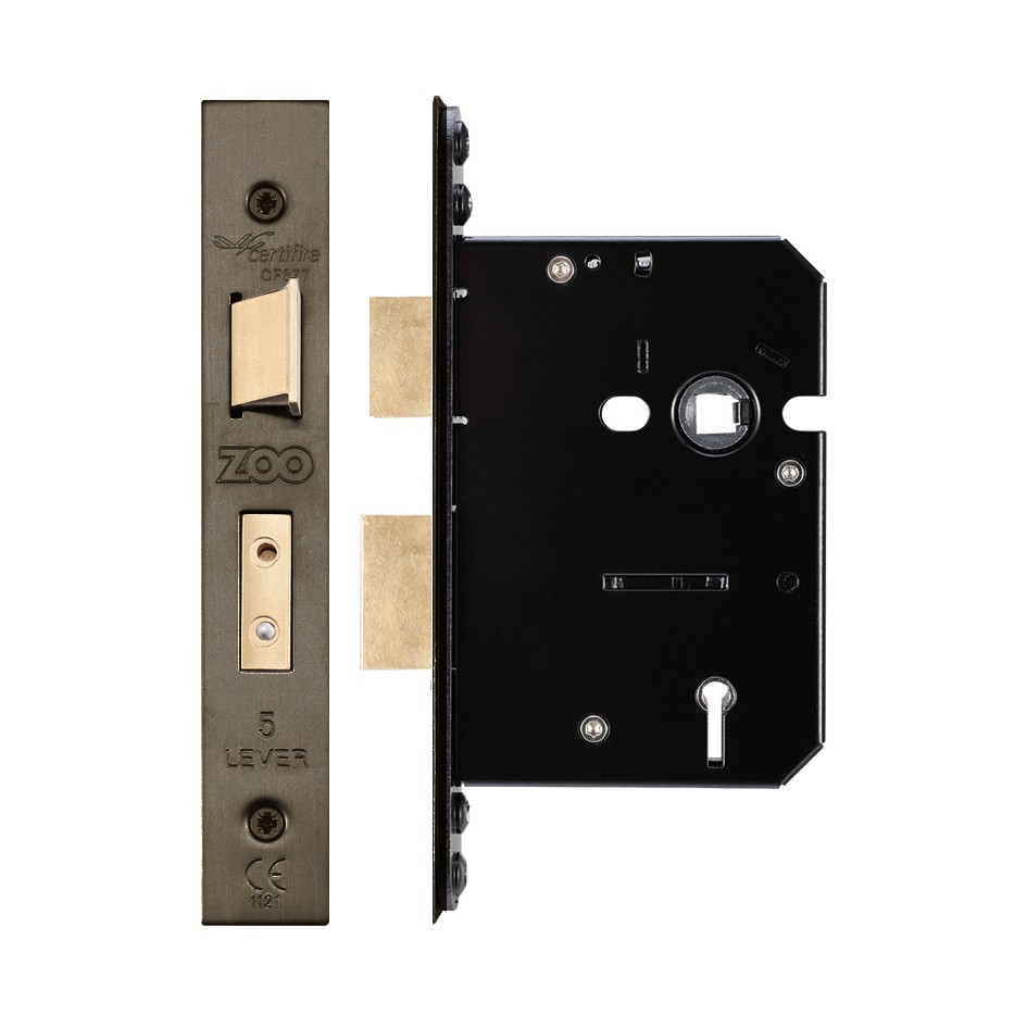 Medium Duty Three Lever Sashlock – Adonic Matt Bronze