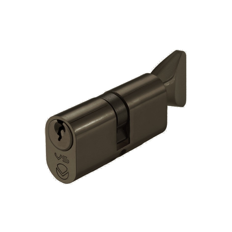 Oval Profile Key & Thumb Turn Cylinders (K&T) – Keyed to Differ – Adonic Matt Bronze