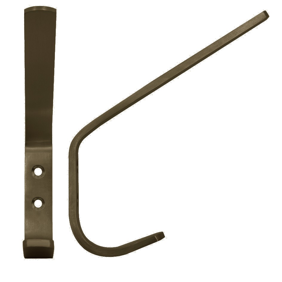 Heavy Duty Strip Pattern Hat & Coat Hook – Adonic Matt Bronze
