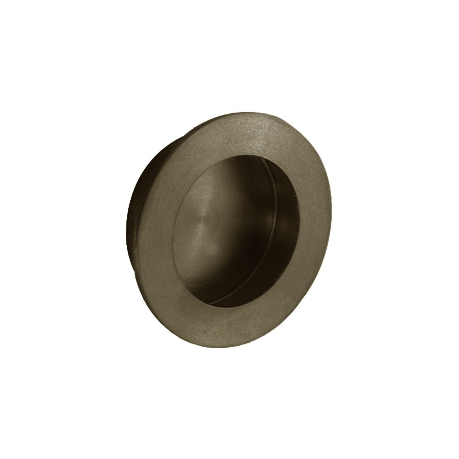 Circular Flush Pull 48mm Ø – Adonic Matt Bronze