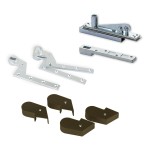 Double and Single Action Accessory Strap Sets for Floor Springs & Floor Mounted Pivots – Adonic Matt Bronze