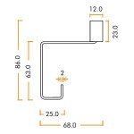 Buffered Hat & Coat Hook – Adonic Matt Bronze
