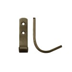 Heavy Duty Strip Pattern Single Coat Hook – Adonic Matt Bronze