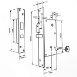 Chubb 3M50 5 Detainer Mortice Lock