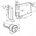 Chubb 4L69 High Security Surface Fitted Lock
