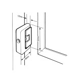 Chubb 8K101/M Casement Window Lock
