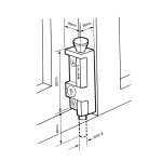Chubb 8K116 Surface Mounted Door Bolt