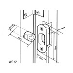 Chubb WS12 & WS14 Hinge Bolts